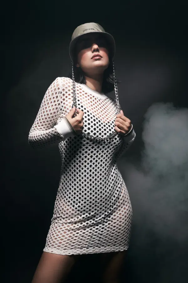 Adidas Ivy Park Ivytopia high-fashion athletic campaign makeup look 11