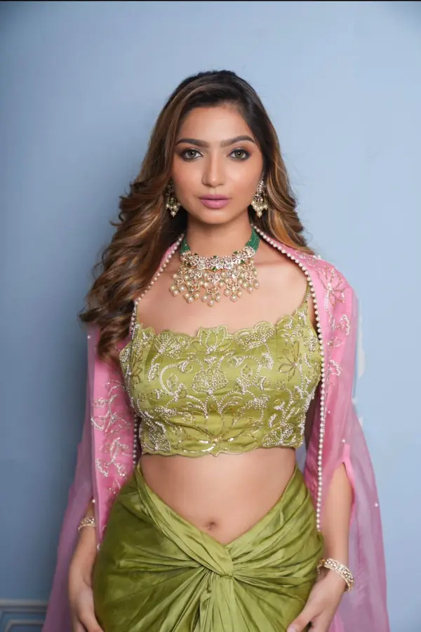 Radiant ceremonial makeup look 2 for Sangeet, Mehendi and Haldi celebrations