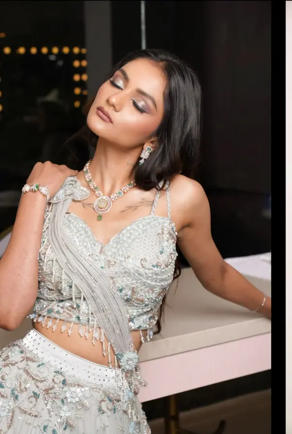 Radiant ceremonial makeup look 6 for Sangeet, Mehendi and Haldi celebrations