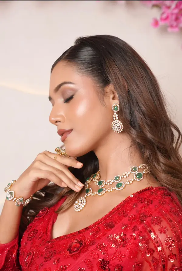 Radiant ceremonial makeup look 7 for Sangeet, Mehendi and Haldi celebrations