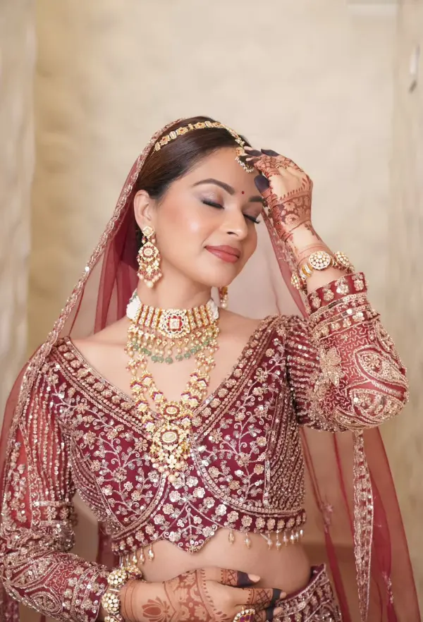 Signature couture royal Indian wedding bridal transformation 2 by Divya Shah