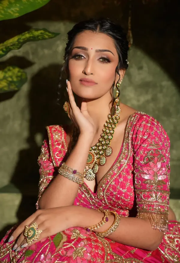Signature couture royal Indian wedding bridal transformation 6 by Divya Shah